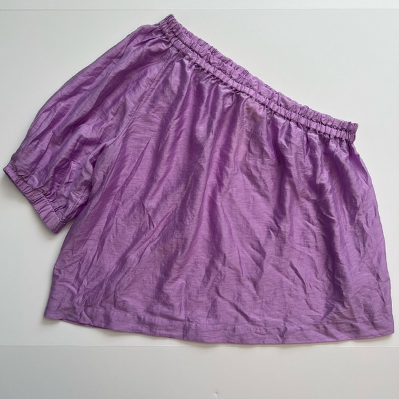 *New* Maeve Anthropologie Leonie One-Shoulder Top, Size Small - Picture 5 of 10